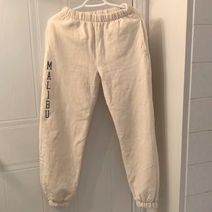 Brandy Melville Rosa Malibu Sweatpants